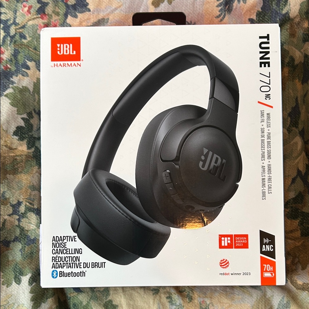JBL Tune 770NC Black Wireless Headphones